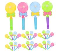 HEMOTON 30 pièces Jouets Sifflets Garçon Fille Forme Sucette avec Moulin à Vent Créatif pour Fêtes et Couleurs Aléatoires pour Garçons et Filles Couleur Aléatoire Couleur Aléatoire