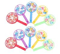 HEMOTON 30 pièces Sifflet Plastique Coloré Forme de Moulin à Vent pour Garçon Fille pour Fêtes Jeux Famille Couleur Aléatoire Couleur Aléatoire