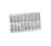 HEMOTON 360pièces Kit De Barrettes Ressort Aiguille pour Montre Bracelet à Connecteur sans Couture Boîte Transparente