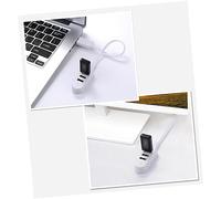 HEMOTON 3a Chargeur USB Multi-Port Hub Extension De Ligne Multi-Fonction Compact pour Pc Et Ordinateurs Portables Blanc