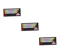 HEMOTON 3ensembles Clavier Mécanique De Keycaps Arc-Ciel Accessoires De Clavier Personnalisés Kit Facile à Installer Utiliser