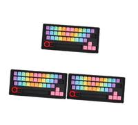 HEMOTON 3ensembles Clavier Mécanique De Touches Colorées pour Personnalisation Compatible avec Cherry Et Autres Interrupteurs Résistant à Usure Et Facile à Installer