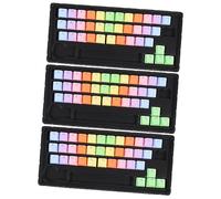 HEMOTON 3ensembles Set De Keycaps Colorés OEM pour Clavier Mécanique Et Esthétiques Compatible avec Installation Facile Unisexe pour Personnaliser Votre Clavier