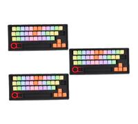 HEMOTON 3ensembles Set De Keycaps Colorés pour Clavier Mécanique Remplacement Chic Résistants à Usure Et Faciles à Installer