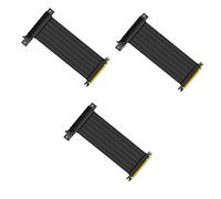 HEMOTON 3pièces Câble Riser Pci Adaptateur Extension Anti-interférences pour Gpu Connecteur Flexible