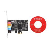 HEMOTON 3pièces Carte Interne Pcie avec Support Profil Audio Et Canaux pour Pc Bureau Compatible avec XP Vista Améliorez Votre Expérience Cinématographique