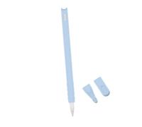HEMOTON 3pièces Housse De Silicone pour Stylo Tactile De Bleu Ciel avec Complète Les Rayures Perte