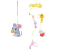 HEMOTON 3Pièces Jeu de Taquins Interactifs pour Balançoires Amusantes pour Curiosité Instincts de Chasse de Votre