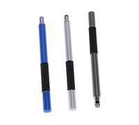 HEMOTON 3pièces Lot de Stylets pour Écran Tactile Pointe Fine Ronde Compatible avec Smartphones Et Tablettes Gris Argent Bleu Foncé