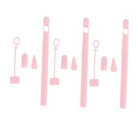 HEMOTON 3pièces Pochette De Anti-Perte pour Stylet Tactile Silicone Compatible avec Pencil Couleur Rose Accessoire Pratique Et pour Écriture sur Pro