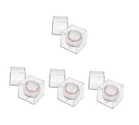 HEMOTON 4 Ensembles Boîte De De Baseball Transparent De Support Sécurisé Et Design Élégant pour Exposer Vos Balles Préférées 2 Pièces * 4