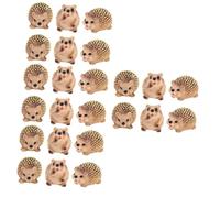 HEMOTON 4 Ensembles Simulation Hérisson Ornements Jardinière Hérisson Figure Décor Beau Modèle Hérisson Artificiel Patio Décor Herbe Animal Décor Petite Décoration Ornement 6 pièces * 4