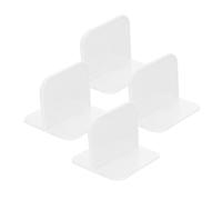 HEMOTON 4 Pièces Base Adhésive Dérapante pour Parc Stabilisateur Plastique Kit Fixation pour Sécurité et Maintien Parc Sol
