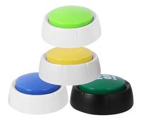 HEMOTON 4 Pièces Boutons Vocaux pour Chiens, Communication Claire, ABS