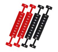 HEMOTON 4 pièces Compteurs de Scores de Football de Table Accessoires de Jeux de Bureau Indicateurs de Pointage et Durables pour Football et Hockey Design Intuitif Noir et Rouge