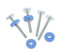 HEMOTON 4 Pièces Kit Vis pour Portillon Escalier Tiges Filetées Robustes pour Barrière Garçon Fille Fixation sans Perçage Sécurité Renforcée pour Portes à Pression