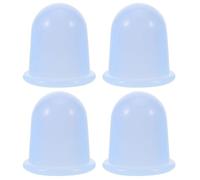 HEMOTON 4 pièces Lot de Ventouses Massage Silicone Appareil de Massage Sous Vide Portable pour Relaxation Musculaire et Circulation Cupping Professionnel pour Usage Familial et Débutants