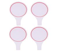 HEMOTON 4 Pièces Pagaie Effaçable à Sec pour Juge, Portable, Rouge, Mousse