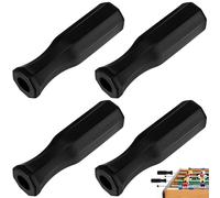 HEMOTON 4 Pièces Poignées Babyfoot Plastique Remplacement Poignée Football Table et Résistante Accessoires Babyfoot Extérieur Adulte Facile à Installer