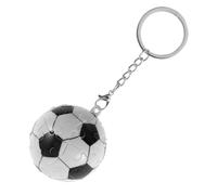 HEMOTON 4 Pièces porte-clés casse-tête football sportif pendaison nom porte-clés ballon de foot porte-clés suspendus Keychains de sports en plastique porte-clés de balle de sport exquis