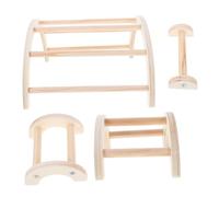 HEMOTON 4 Pièces Support pour Poules de Perchoirs Entraînement pour Volatiles Parfait pour Poules Oiseaux de Compagnie