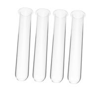 HEMOTON 4 Pièces Vase Tube à Essai Terrarium Végétal Tubes De Propagation des Plantes Vases Tube à Essai pour Fleur Tube De Propagation des Plantes Floral Clair Un Verre Transparent