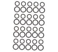 HEMOTON 40 Pièces Kit Joints Toriques Caoutchouc pour Nettoyeur Haute Pression Assortiment O Ring et Anneaux Étanchéité Durables pour Pompes Vannes et Raccords