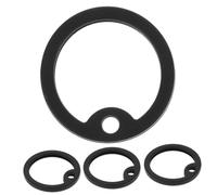HEMOTON 4Pièces Silencieux Silicone pour Plaques Identification de Lot de Amortisseur Durable et Ajustable Compatible avec Étiquettes Militaires Standard