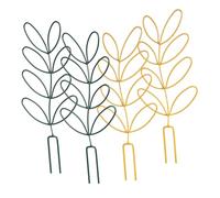 HEMOTON 4pièces Tuteur pour Plantes Grimpantes Forme De Support Métallique pour Pots De Fleurs Treillis De Jardin