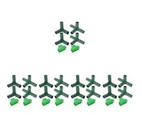 HEMOTON 5 Ensembles Adaptateur de Connecteur Plastique pour Triangles Droits et Pinces à Film Accessoires de Jardinage Résistants Aux Intempéries