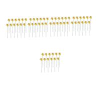 HEMOTON 5 Ensembles Piquets Décoratifs De Jardin Plastique De Abeilles Simulées pour Décoration De Pots Et Aménagement Extérieur Accessoire De Jardin Original 20 Pièces * 5