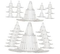HEMOTON 5 Ensembles Tapis De Drainage Plastique pour Pots De Fleurs Lot de Grands Et Petits pour Bonsaïs Et Rempotage Empêche La Fuite De Terre Et Favorise La des Plantes 24 Pièces * 5