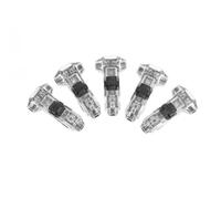 HEMOTON 5 Pièces Connecteur de Fil à 1 Broche en Nylon, Connexion Sûre | Compatibilité, Raccord Rapide pour Câble, Usage Industriel, Borne Pratique pour Dérivation et Câblage