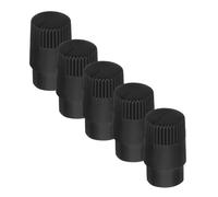 HEMOTON 5 pièces Couvercles de Boutons Plastique Noir Lot de Remplacement pour Potentiomètre à Demi pour Du Volume Amplificateur