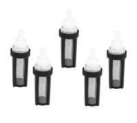 HEMOTON 5 pièces Filtre Entrée Eau pour Pompe Micro Crépine Acier Inoxydable Tube Silicone Anti-bouchage pour Pompe Submersible