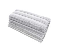 HEMOTON 5 pièces Lingettes de Rechange pour Vadrouille Plate Autocollantes Microfibre Absorbante Recharge Lavable pour Nettoyage Sols Durs Utilisation Polyvalente sur Carrelage et Parquet