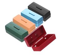 HEMOTON 5 Pièces Mini Tool Box Set for Dollhouse Compact Metal Toolbox with Lifelike Design Sturdy and Versatile Miniature Storage Ornaments for Tiny House Scenes