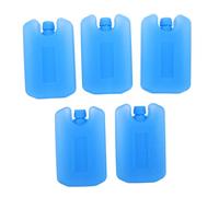 HEMOTON 5 Pièces Pack de Blocs Réfrigérants Réutilisables pour Refroidissement Rapide Plaques de Glace Portables pour Aliments et Ventilateurs Climatisation Glacières et Transport