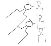 HEMOTON 5 Pièces Piquets de Guidage pour Tuyaux Arrosage Fonte Lot de Supports Métalliques pour Fixation de Tuyaux de Jardin Installation Facile et Pratique