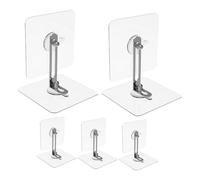 HEMOTON 5ensembles Fixations Murales Anti-basculement Lot De Adhésives Sans Perçage Pour Sécurité Des Garçon Fille Et Fixation Meubles Comme Armoires Bibliothèques