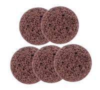 HEMOTON 5pcs Pierres de Lave Naturelles Marron pour Filtration des Eaux Usées Aquarium, Décoration Jardin Humide Artificiel, Roche Volcanique Polyvalente et Esthétique