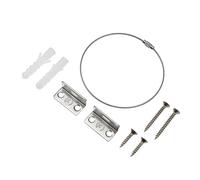 HEMOTON 6 Ensembles Anti-Chute De Meubles Connecteur Anti-Inversé Ancre Murale Outil De Fixation De Meubles Ancre De Meubles Fixateur De Garde-Robe Kit De Protection De Sécurité