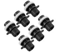 HEMOTON 6 Pièces Adaptateurs de Valve Gonflable à Vis Connecteurs de Pompe Haute Pression pour Kayak Paddle Board Sup et Bateau Conversion Rapide et Étanche