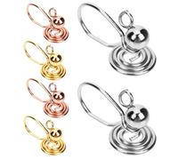 HEMOTON 6 pièces Clip d'oreille Composants de Boucle d'oreille Inoxydable Accessoires Mode Femmes sans Piercing Earrings pour Chéloïdes Design Ajustable et Élégant
