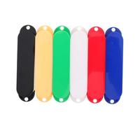 HEMOTON 6 Pièces Closed Single Coil Pickup Covers For Electric Guitar Vibrant Color Variety With Electromagnetic Shielding Durable Coil Protector Shells For Sound Quality And Style