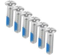 HEMOTON 6 pièces Kit de Vis pour Patins à roulettes Métal de Réparation Robustes et Résistantes Corrosion pour Chaussures de Roller Double Rangée