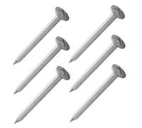 HEMOTON 6 pièces Piquets Acier Inoxydable Marqueurs Bas pour Bornage Piquets Jardin Robustes pour Travaux Topographiques et Construction