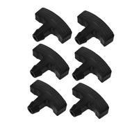 HEMOTON 6 Pièces Poignée de Démarrage à Corde pour Tondeuse à Gazon Poignée Auxiliaire avec Design Ergonomique et Prise Antidérapante pour Moteurs Diesel et Équipements Variés