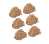 HEMOTON 6pièces Allume-feu Jute Naturel pour Foyer Accessoire De Camping Allume-feu De Jute pour Feu Extérieur