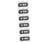 HEMOTON 6pièces Cassettes Audio pour Enregistrements avec Coque Transparente Cassettes Standard pour Mixtapes Et Projets Bricolage